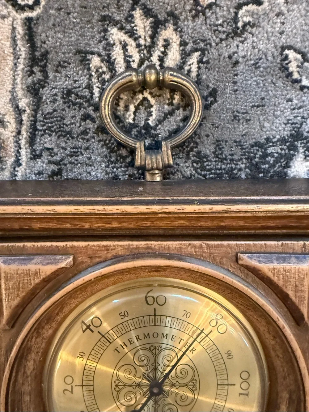 Springfield Mid Century Wall Weather Station Thermometer Barometer Made in USA